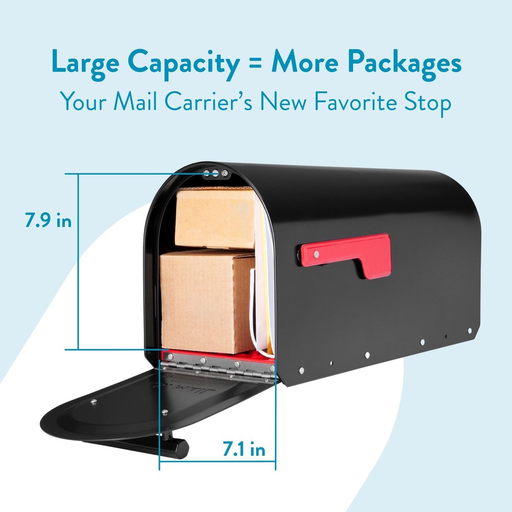 Architectural MAILBOXES 5560B-R-10 Architectural Mailboxes Sequoia Post Mount