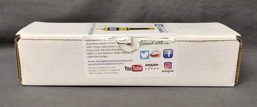 Gas Sampling Pump w/ Wand And Box Operational No Paperwork