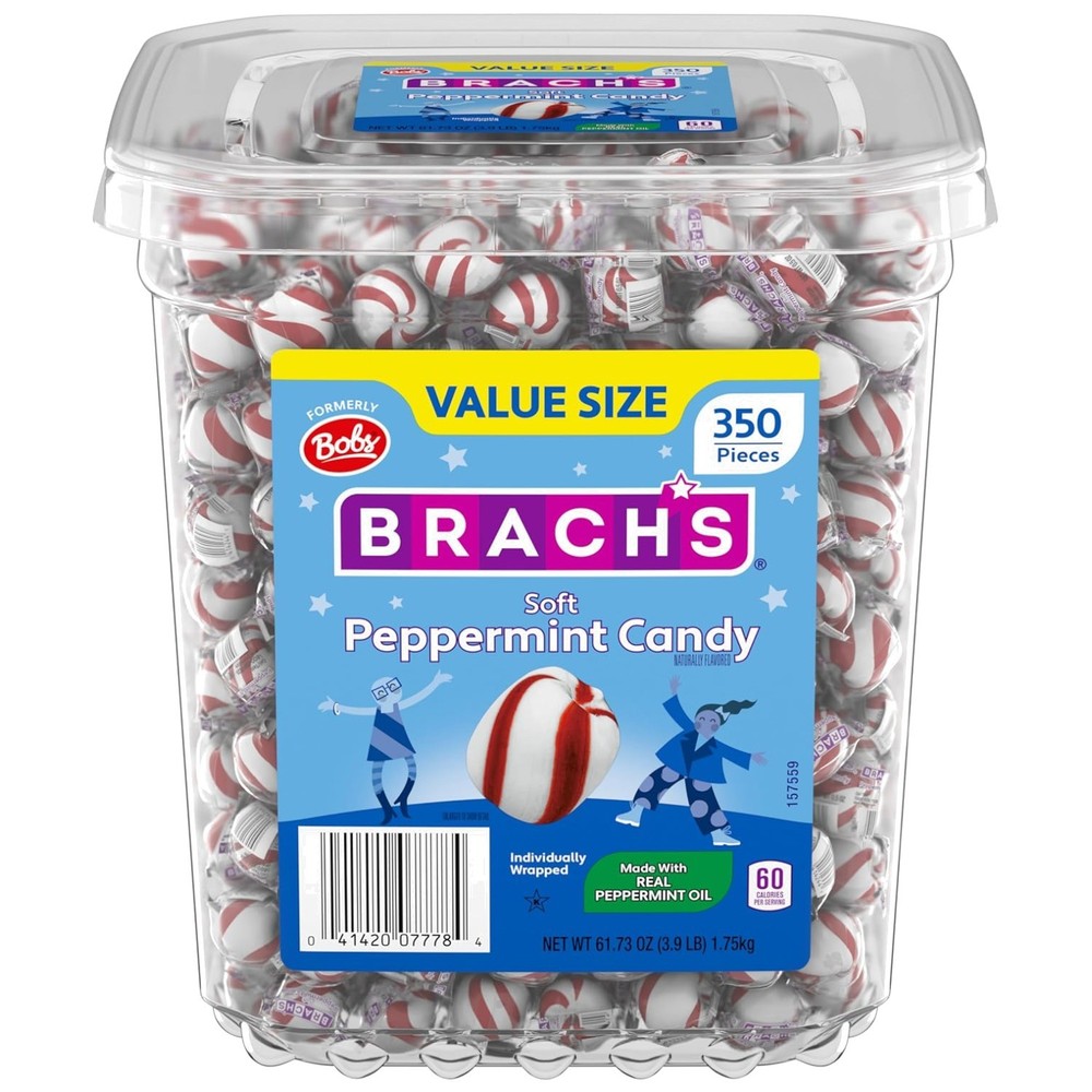 Refreshing Peppermint Mints - Bob's Sweet Stripes 350 Pieces