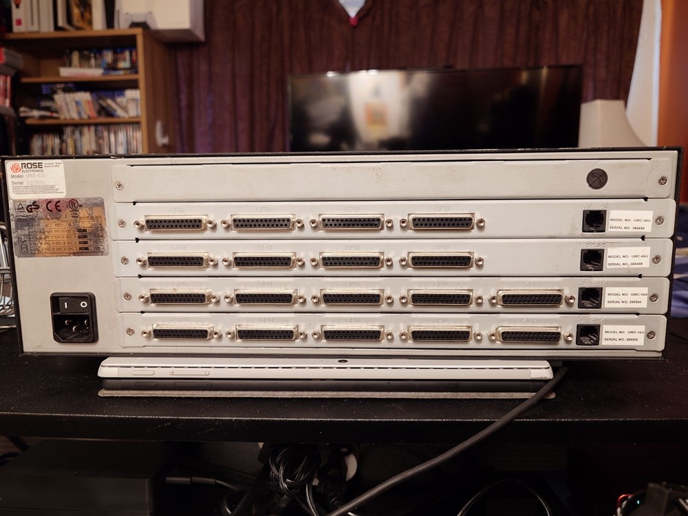 Rose Electronics Ultramatrix VGA KVA Switch | Model UM4-CH