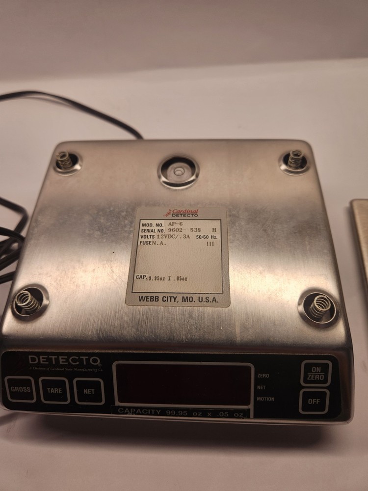 Detecto AP-6 Scale AP6 Portion Control Digital Scale