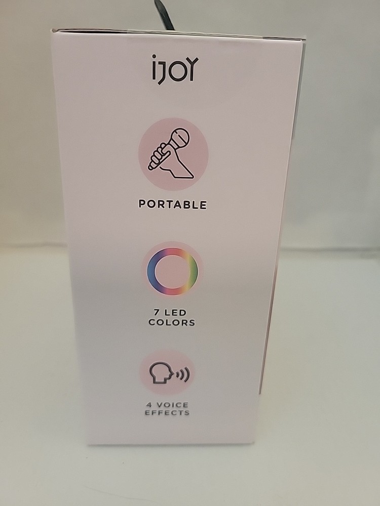 ijoy Bluetooth LIP SYNC LED Karaoke Mic &Speaker