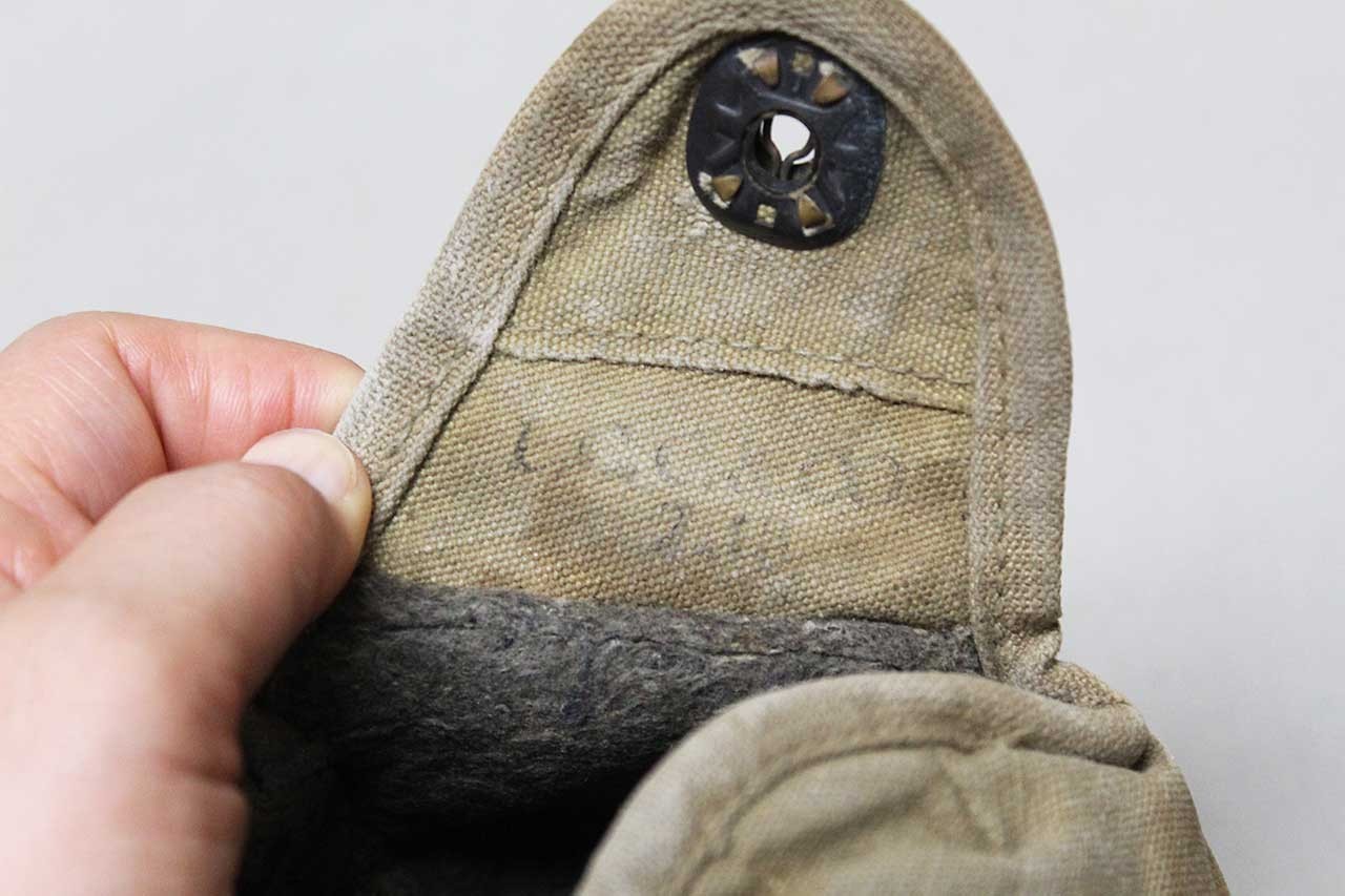 US WW1 Canteen w/Cover Motor Transport Marked . FLU5055