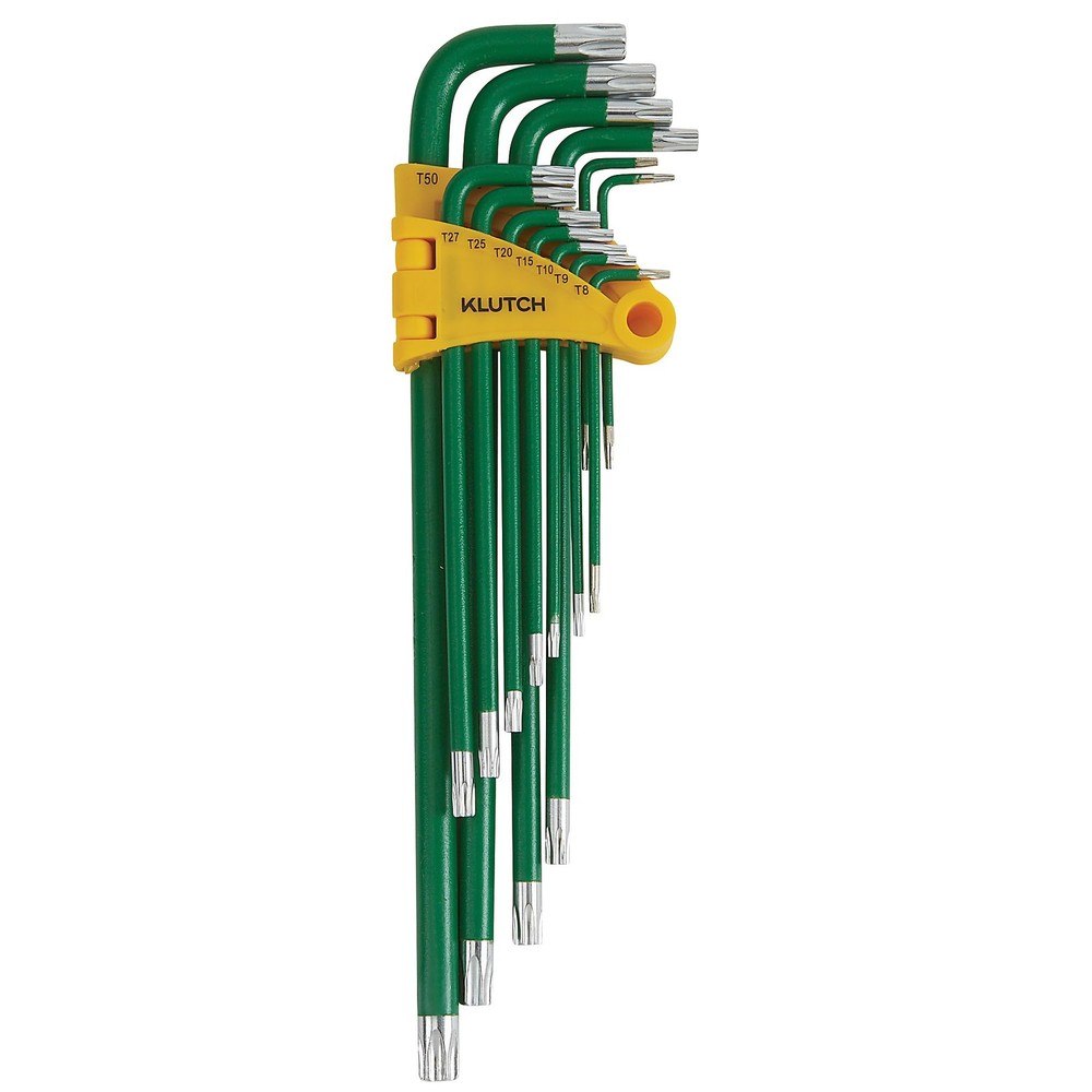 Klutch Tamper-Proof Star Hex Key Set, 13-Pc.
