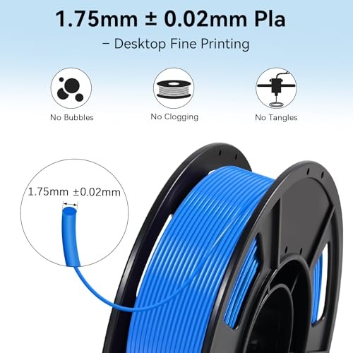 3D Printer Filament 250g 53mm Spool - 1.75mm High Precision Regular PLA