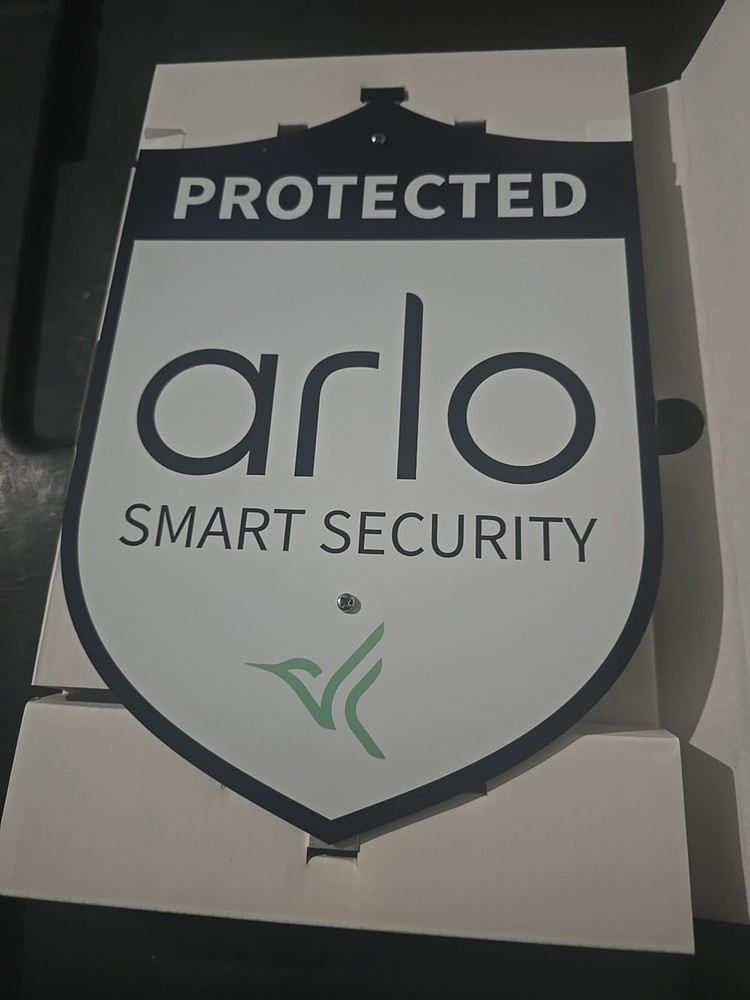Arlo Protected Smart Security Yard Sign Brand New