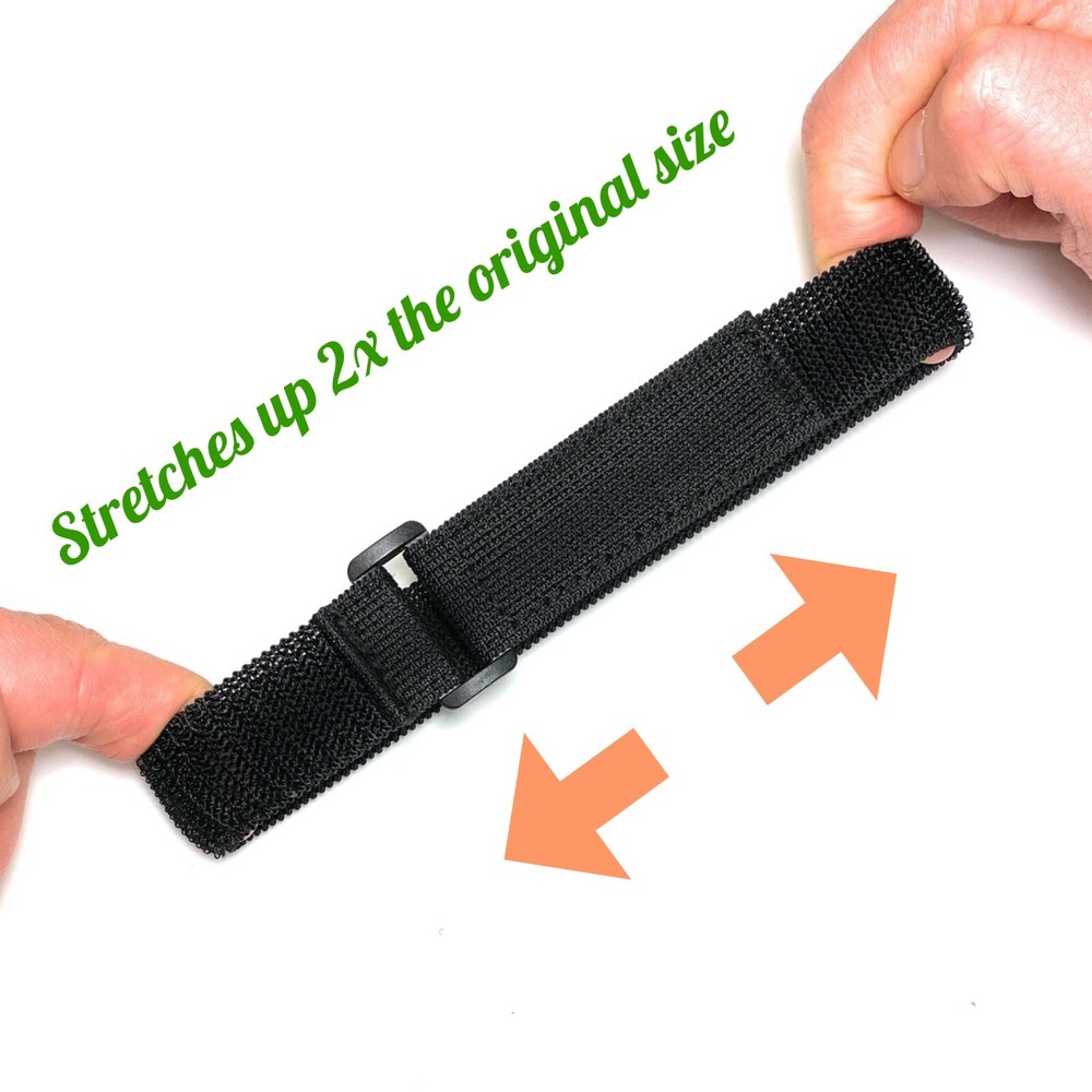 Hook & Loop Elastic Buckle Straps, All-Purpose Reusable Tie Down Straps
