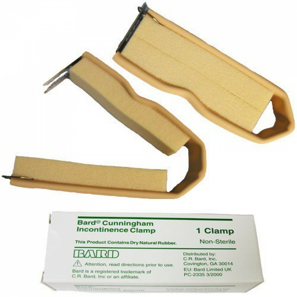Cunningham Penile Incontinence Clamp, Regular 2'' Sponge Rubber EA/1