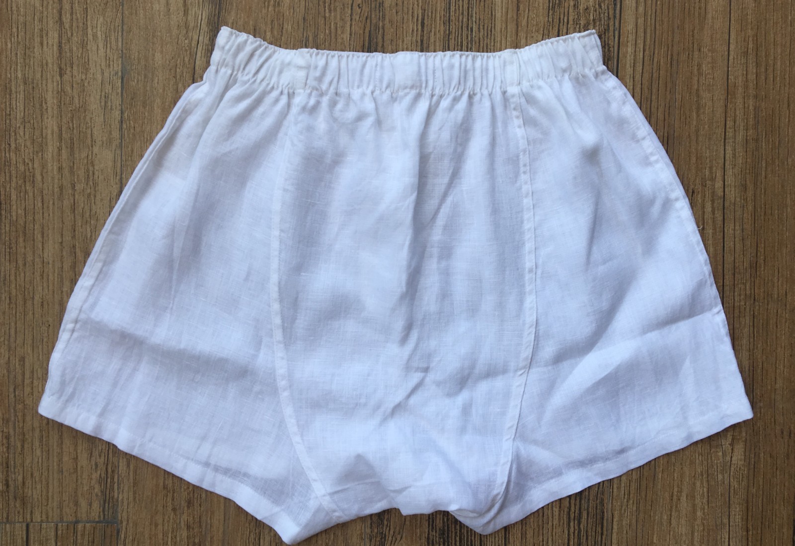 Pack of 5Pcs Men's Boxer Shorts 100% Linen Organic Eco Friendly Underwear Trunks