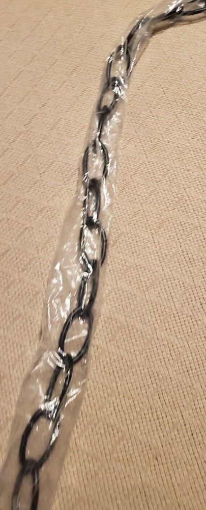 Linked Chain 44" Black