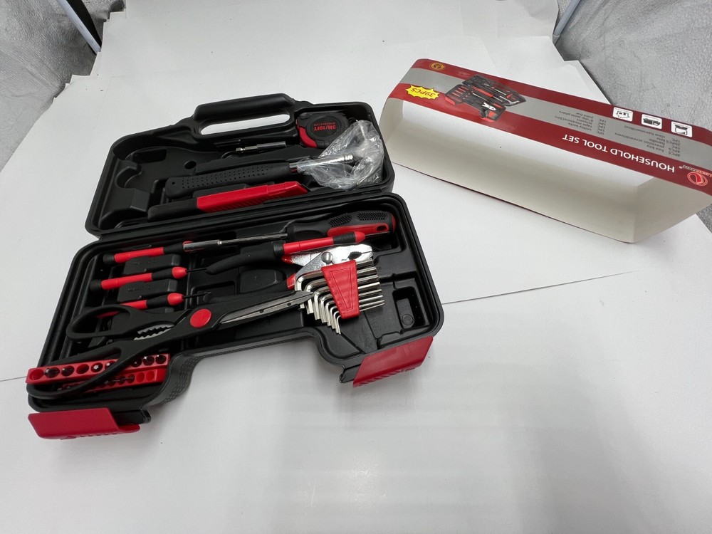 LECHGTOOLS Household Tool 39 Piece Hex Key Precision Screwdriver Handle Bit