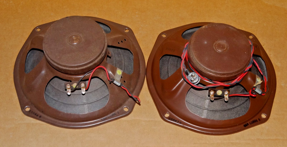2 x Jensen C8R Speakers* 8 ohm*1966*Tested Good*#6