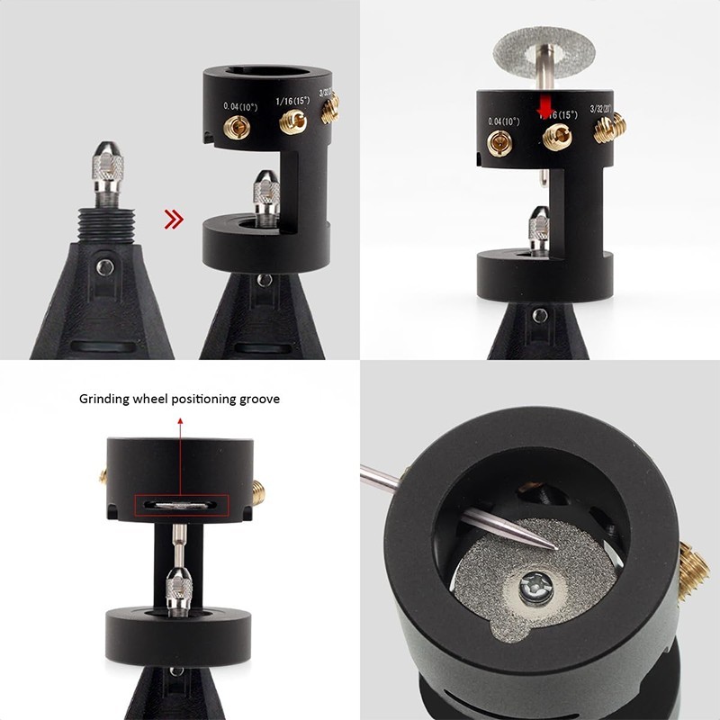 Tungsten Sharpener Head Tungsten Grinde Welding Tool Cut-Off Slot Multi-Angle