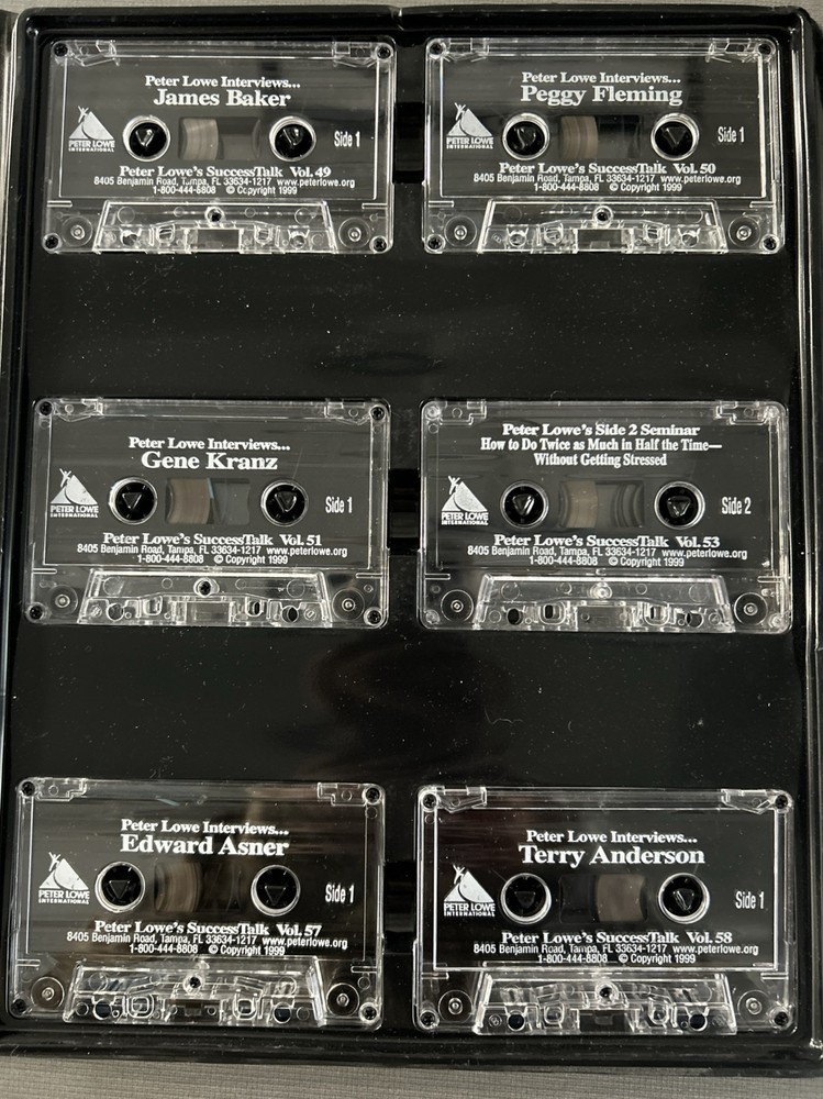 Peter Lowe’s Success Talk - 14 cassette tapes