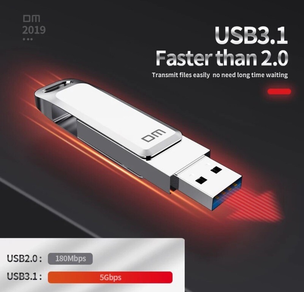 New USB Type C 3.0 flash drive 256gb For Smart Phone Android Increase Storage