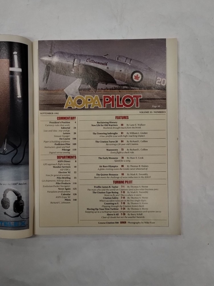 11 Issues AOPAPILOT Magazine 1992-Originals