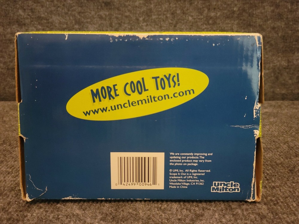 Uncle Milton XTREME SCOPE IT OUT 50X Microscope