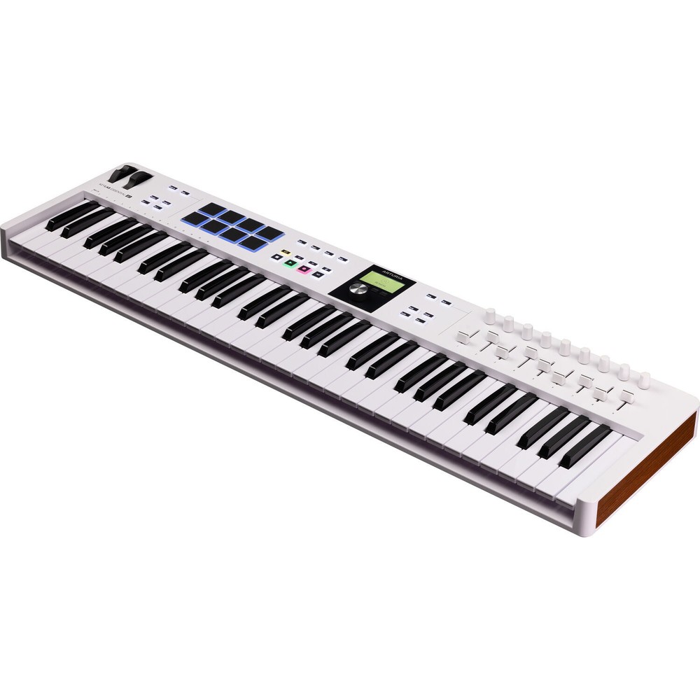 Arturia KeyLab Essential mk3 61-Key Universal MIDI Controller and Software White