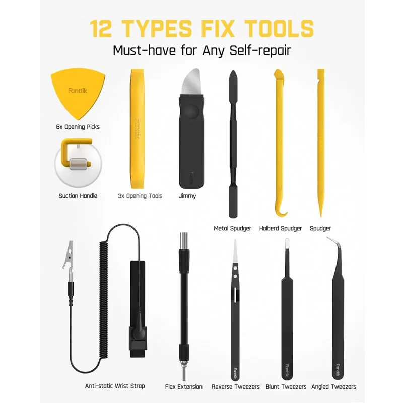 Fanttik E1 NEX Workstation 3.7V Electric Screwdriver Kit, Precision Screwdriver