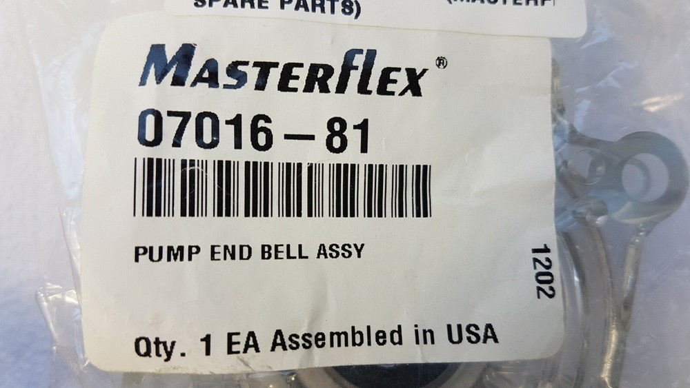 Masterflex 07016-81 - Pump End Bell Assembly - Unused