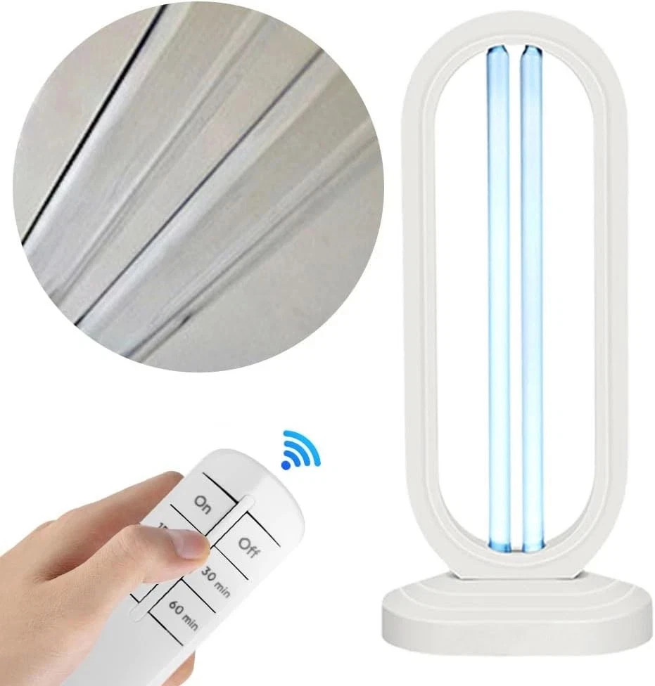 Ultraviolet Sterilization Germicidal Light Home 38W 110V White ABS Lamp