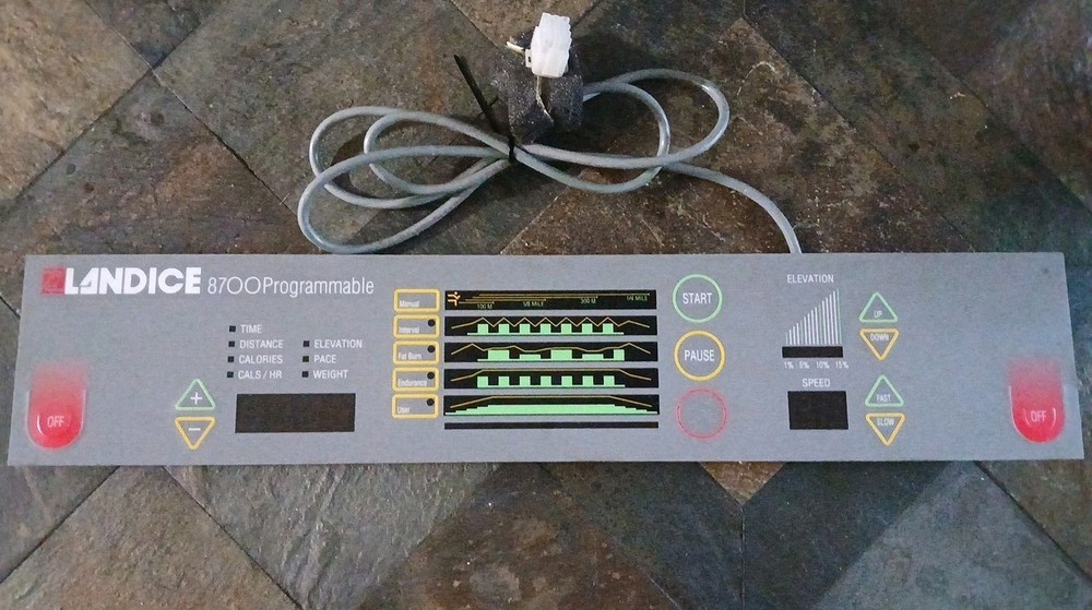 Landice 8700 Treadmill Display Console Panel 7-52529
