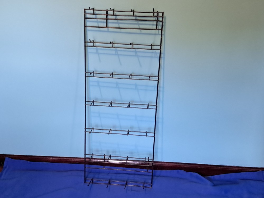 Black Display Hook 28 Peg Rack 4 Horizontal 7 Vertical Rows
