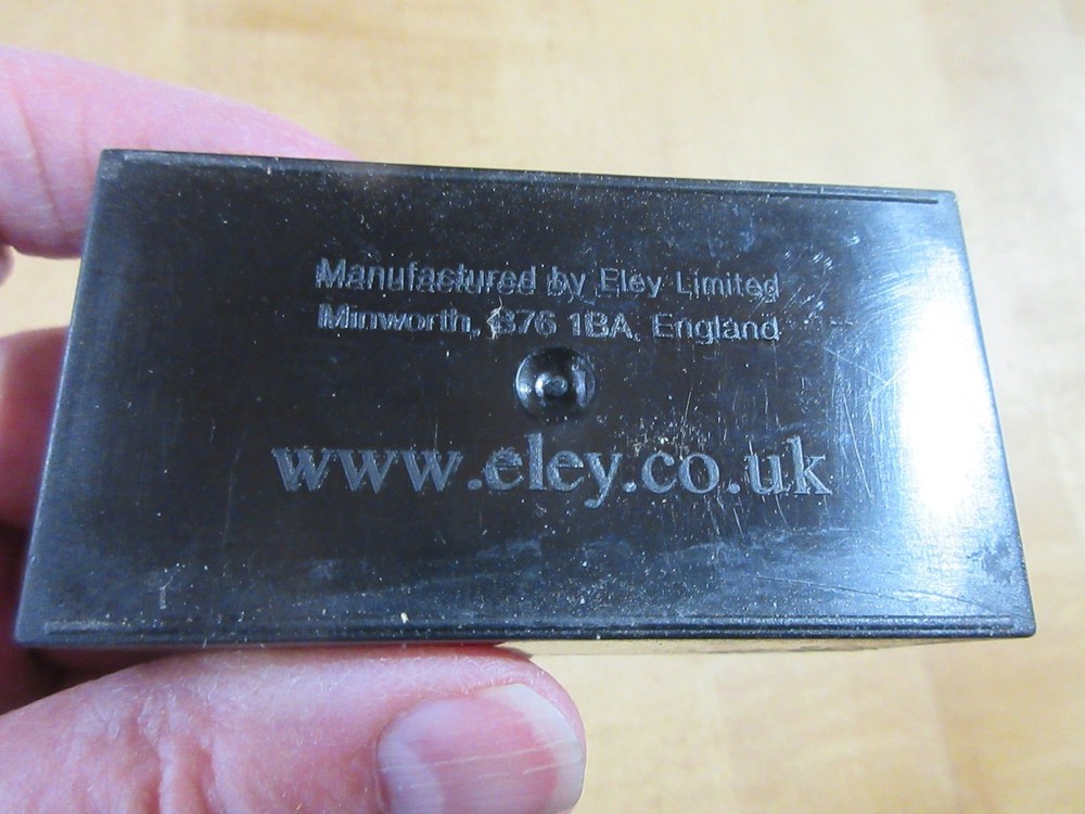 Empty Ammo Box 22 Cal Eley Team Plastic Box (#43). (w20)