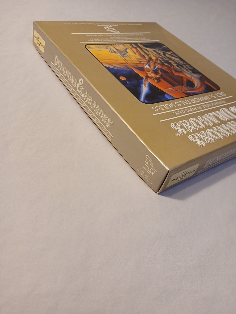 Dungeons & Dragons Immortal Rules Boxed Set BECMI Very Fine Condition