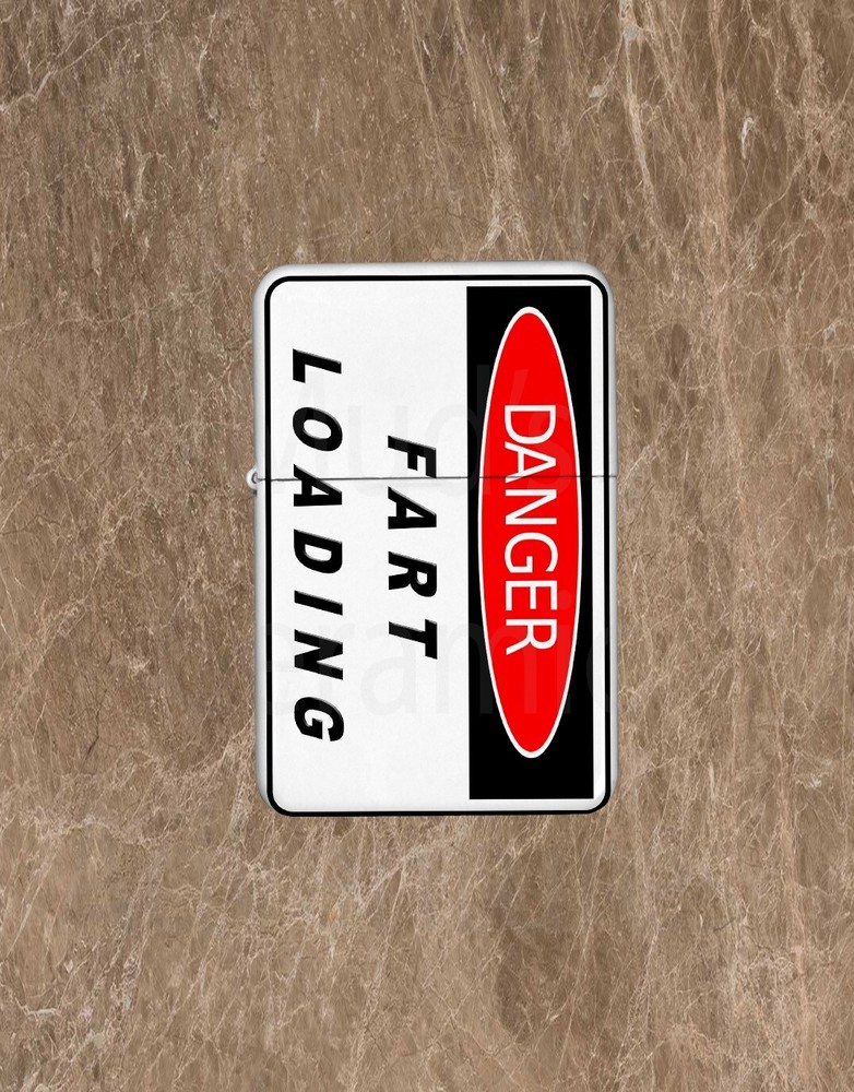 Funny DANGER FART LOADING Lighter