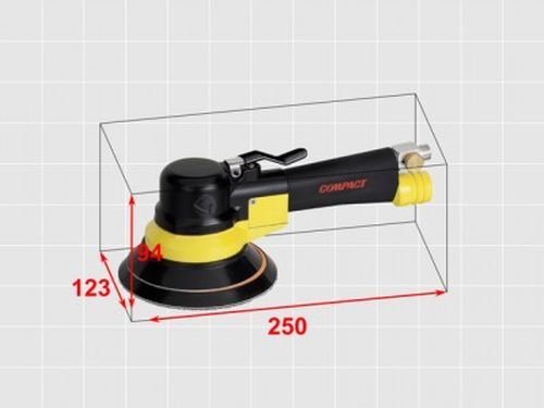 COMPACT TOOLS 937CD Sander double action rotating Dust collection Pile and hook