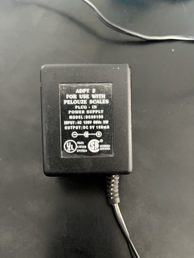 Pelouze PE5 Digital Tabletop Scale 5 lb/2 kg Capacity AC Adapter Zero Function