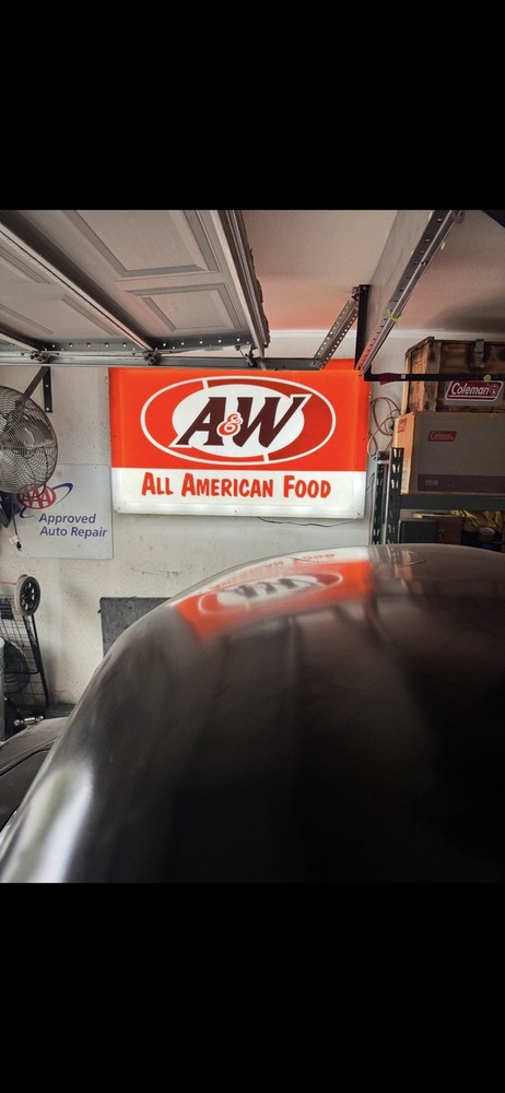 vintage aw root beer sign led