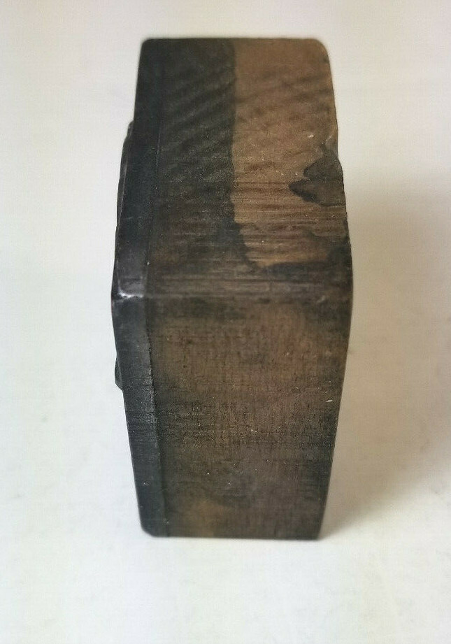 WWII Fighter Pilot Printing Block RARE