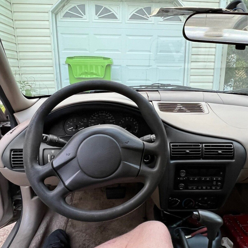 Black Painted Dash Panel Speedometer Trim Bezel For 2000-2005 Chevy Cavalier