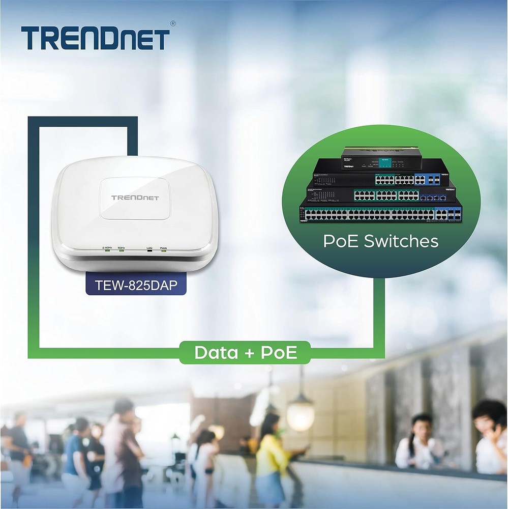 TRENDnet TEW-825DAP AC1750 Dual Band PoE Access