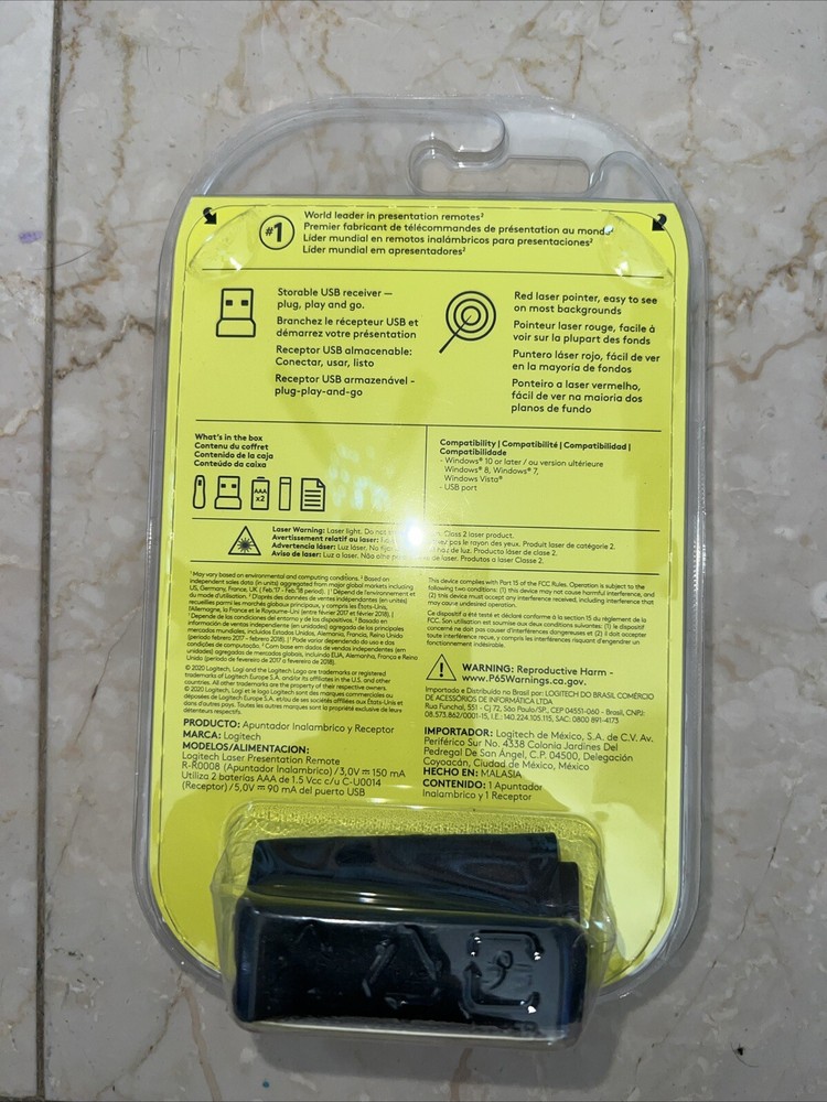 R400 Wireless Office Presentation Remote Clicker with Laser Pointer