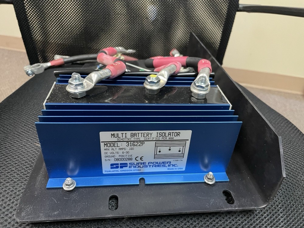 NOS Sure Power Multi Battery Isolator Model 31622P