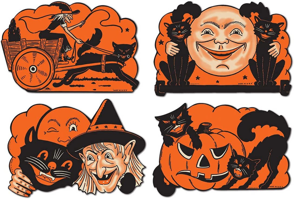 Halloween Cutouts 9"