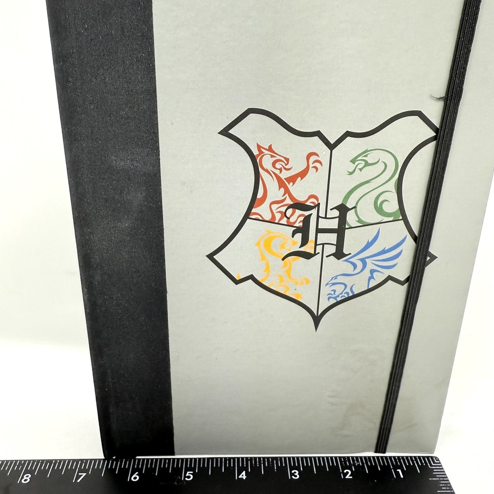 Universal Studios Harry Potter Hogwarts Alumni Journal Notebook Gray Crest