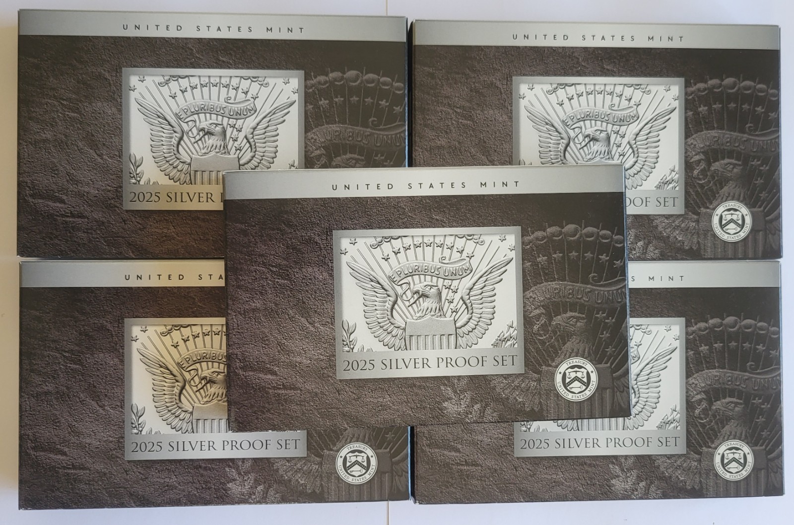 IN-HAND 2025 S US Mint Silver Proof Set - 10 Coins w/ Box & COA 25RH , W/ Penny