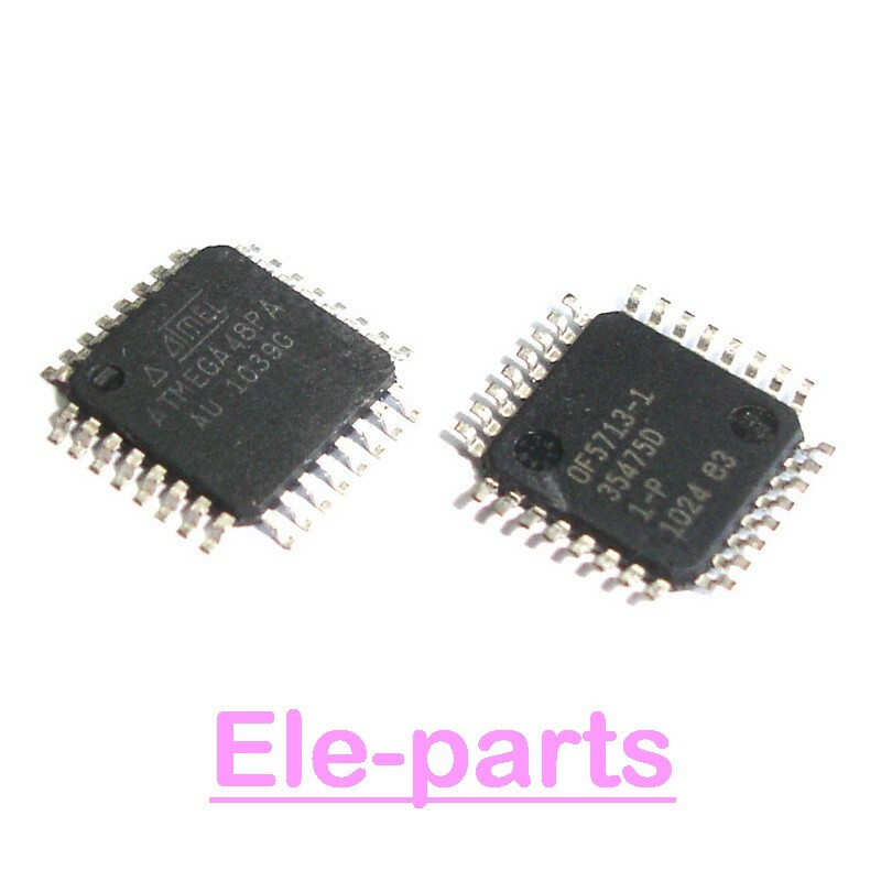5 PCS ATMEGA48PA-AU TQFP-32 MEGA48PA-AU  Bytes In-System Programmable Flash