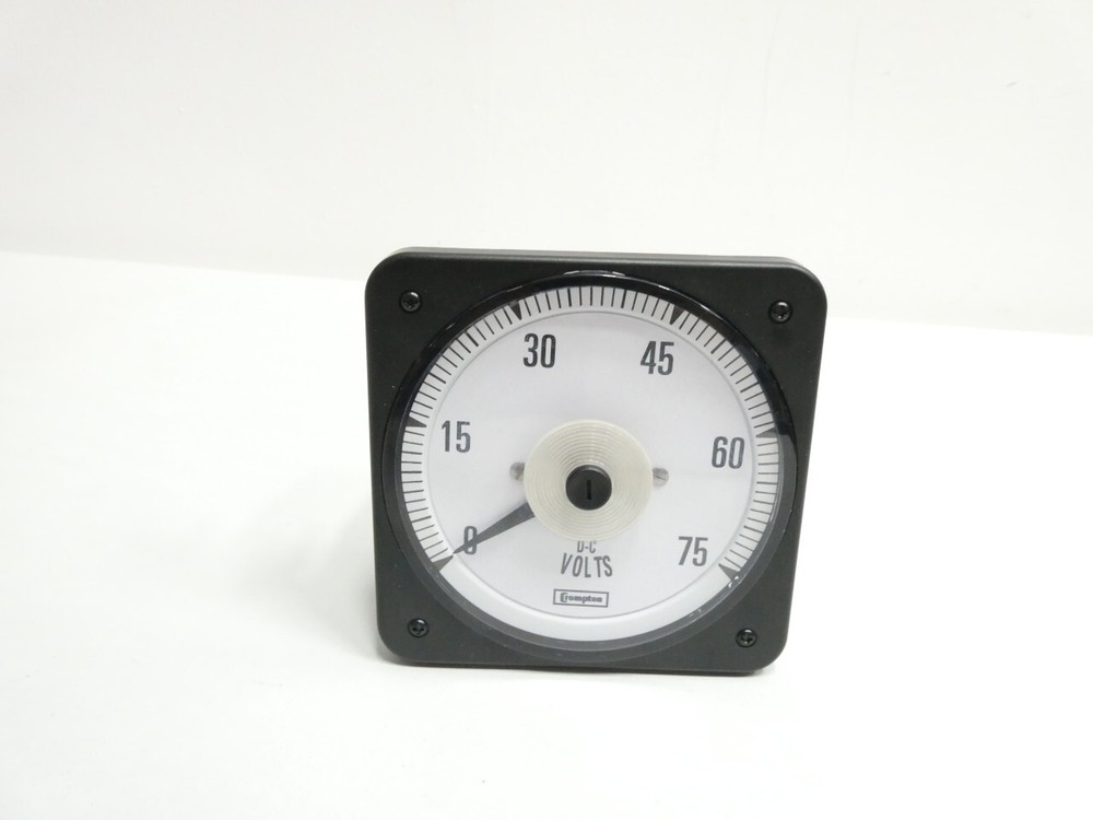 Crompton 007-05VA-PBPB Voltmeter 0-75v-dc