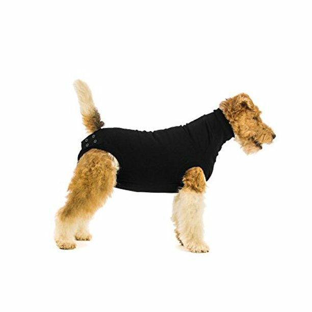 Suitical Recovery Suit Dog, Medium , Black