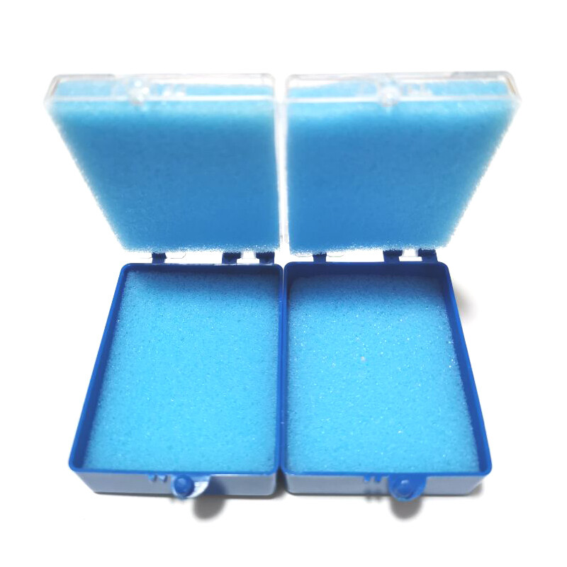 40PCS Dental Plastic Package Box with Foam Inside For Single Crown BridgeProtect