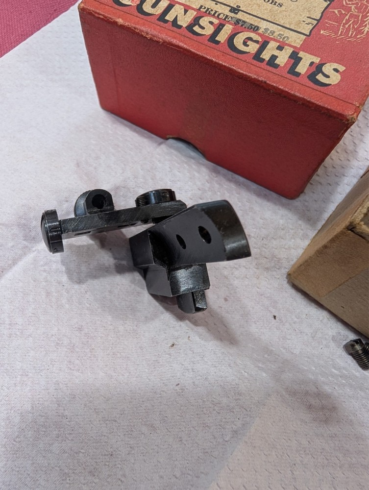 Vintage Redfield HUNTER KNOBS No. 80 CWH Micrometer Receiver Sight Winchester 43