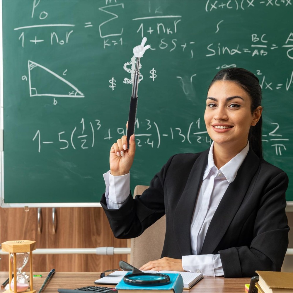 Pointer Finger Stick, Teacher Stick for Classroom Hand...