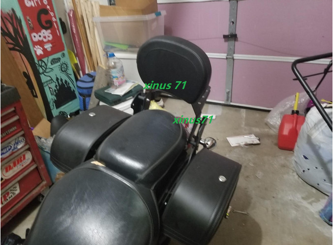 NEW BLACK Sissy Bar & Luggage Rack Kawasaki Vulcan 900 Classic & Custom 09 to 25