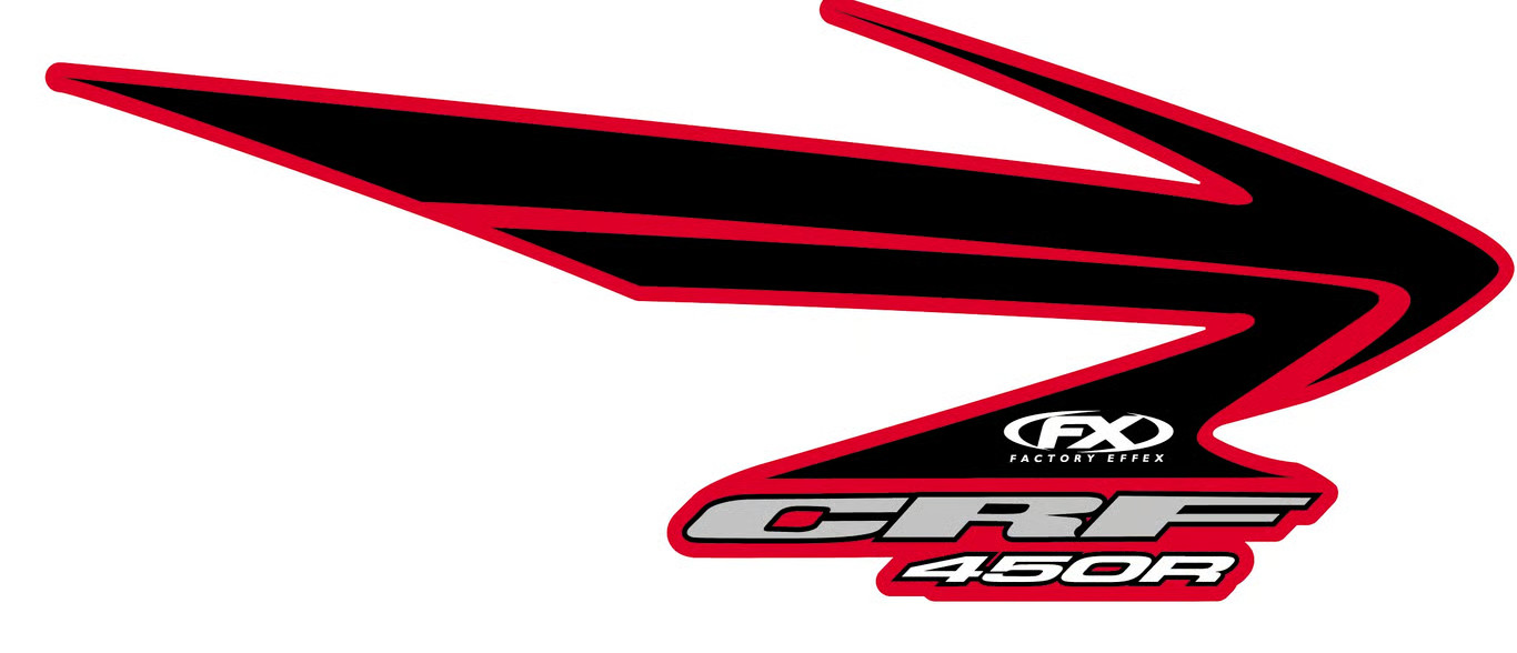 Factory Effex 07 OEM Replica Shroud Graphics for Honda 2005-08 CRF 450R CRF450R