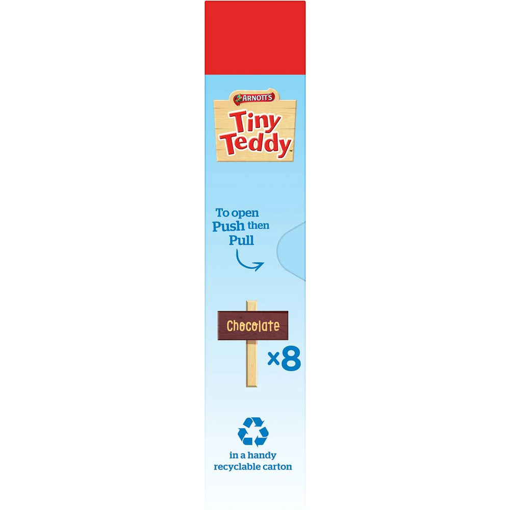 Arnotts Tiny Teddy Teddies Biscuits Chocolate Box 8 Pack